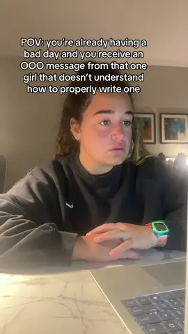 It has to be raige bait how do you not know how to write a professional out of office email in in 2024 #outofoffice #ooo #automaticreply #girl 