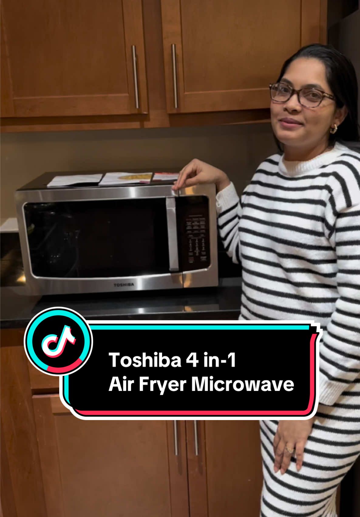 Upgrade your kitchen with the TOSHIBA 4-in-1 Countertop Microwave! 🍳✨ Convection oven, air fryer, and smart sensor in one sleek design. Enjoy effortless cooking with 1.5 Cu Ft of space, a 13.6” turntable, and 1000W of power. Perfect for all your culinary needs!  $5 Promo Code: 2024TOSHIBA Link in bio! Black Friday deal for the Toshiba 4 in-1 Air Fryer Microwave * Exclusive $5 Promo Code: 2024TOSHIBA * Original Price: $254.99 * Discounted Price: $ 203.99 * Final Price: $188.99  * November 29 to December 2 * Total Savings: 22% off #toshibaairfryer #ToshibaCombi #airfryer #ToshibaMicrowave #toshiba 