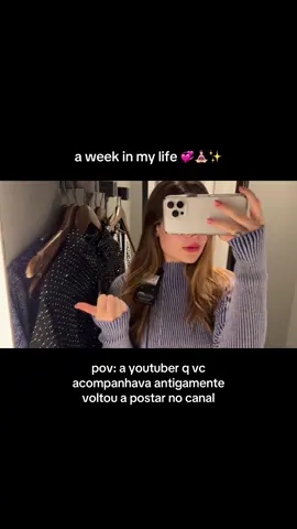 quais vídeos querem ver por lá? to animada pra mostrar mais da minha vida pessoal pra vcs 💞 #Vlog #DailyRoutine #aweekinmylife 