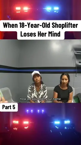 When 18-Year-Old Shoplifter Loses Her Mind #cops #police #copsusa🚔🇺🇸 #policeofficer #foryou 