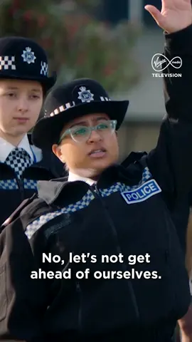 What's there no 'I' in? 🤨 Piglets, Starts Friday at 10pm on Virgin Media Play & Virgin Media Two 📺 #Piglets #tvseries #policetraining #training #team #learning #comedy #policeacademy