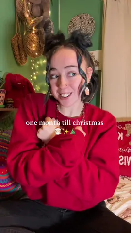 only a month🥰🎅🏻✨ every order of any of my christmas jumpers come with a personalised christmas card from me, link in my bio to my website🥰❤️ #christmas #signlanguage #BSL #fyp #foryou #christmasvibes 