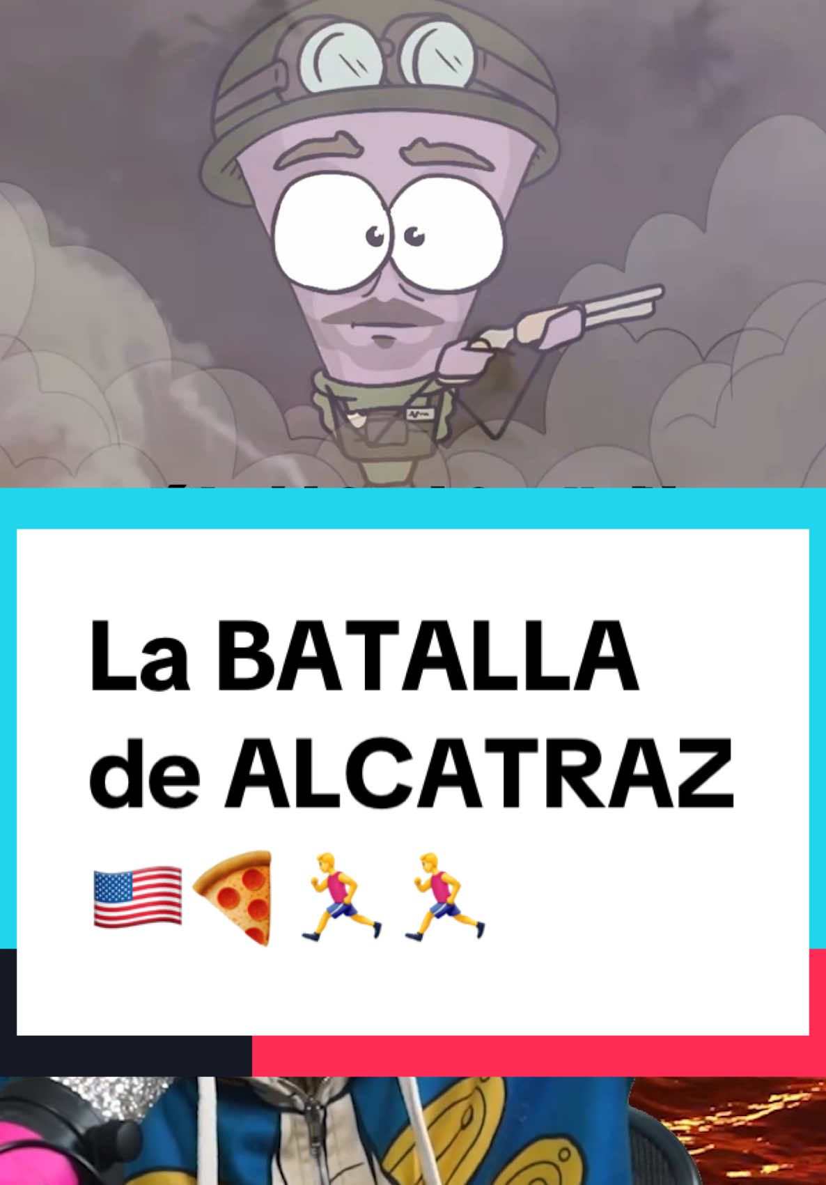 La batalla de Alcatraz #alcatraz #batalla #carcel #historia #pizzas 
