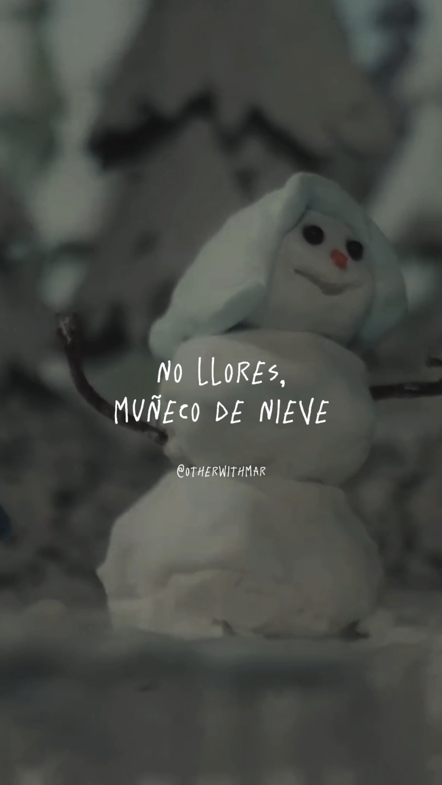 Snowman - Sia  Un charco de agua no puede abrazarme @Sia #sia #snowman #lyric #fyp #letraespañol #song #christmas 