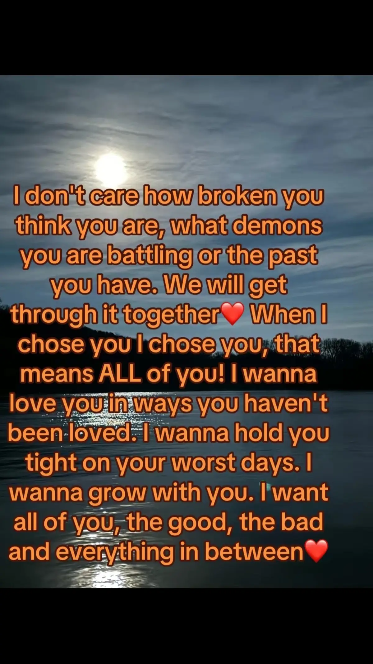 I want all of you, the good, the flaws... All of it!! ♥️