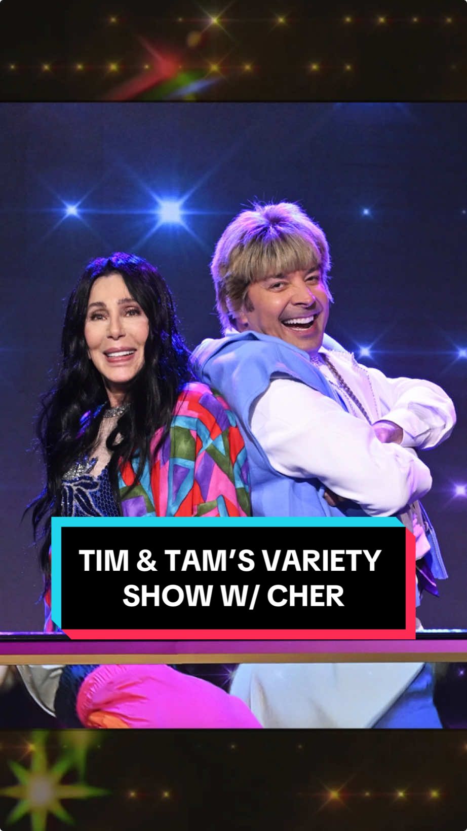 Tim & Tam’s Variety Show w/ @Cher! 🪩 #FallonTonight #TonightShow #Cher #JimmyFallon 
