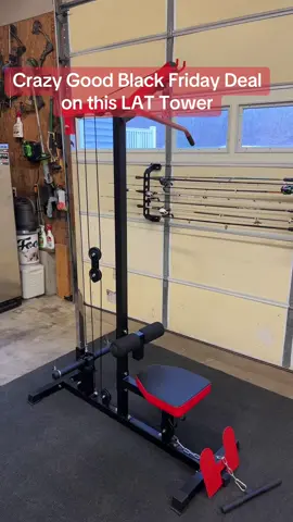 Such a Great Deal Right now on this LAT Tower Machine #tiktokshopblackfriday #tiktokshopcybermonday #blackfriday #homegym 