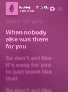 Nickii “If It’s Okay” is about loyalty and love. She held them down when no one else did, but now they’re acting distant. She’s just asking, “Are you good? Don’t forget who was really there for you.” @Nicki Minaj #ifitsokay #thepinkprint #nicki #nickiminaj #song #news #davidgeutta #davido #lyrics #lyric #somgwriter #thepinkprintalbum #onikamaraj #musicartist #barbz #barbz4life #queenofhiphop 