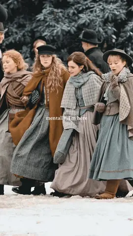 Mentally, where are you? ❄️  Dreaming of a very nostalgic holiday season, with snow falling outside, the fireplace lit, and a summer pot on the stove 🥹. Little Women really encapsulates this vibe to me 🎄  #littlewomen #christmas #christmasdecor #winter #wintervibes #cottagecore #vintagevibes #yule #cozy #cozyvibes 