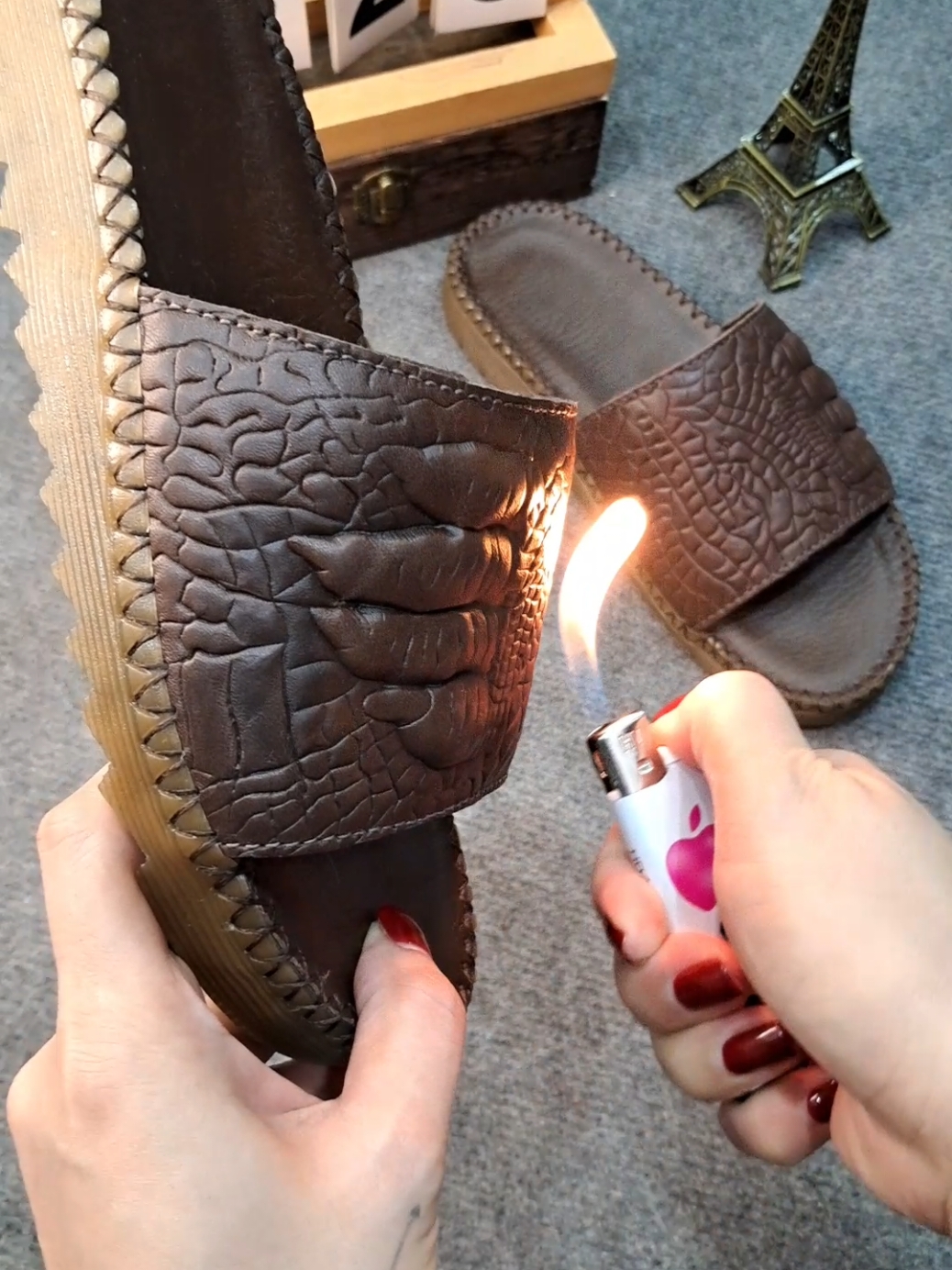 Dép doctor da bò thật rập vân cá sấu. đế cao su đúc Nguyên khối khâu thủ công chắc chắn... #depdanam #depdabonam #depnam #depdoctor #depdabo #depdoctordabo  #depdaborapvancasau #depdabonamcaocap  #xuhuong #xuhuongtiktok #xuhuong2023 #tiktokindia #tutorial #riwewdep2024 #xuhuong2024 #trending #tiktokindia #xuhuong2023 #trendingvideo #xuhuongtiktok #trending #tiktok 