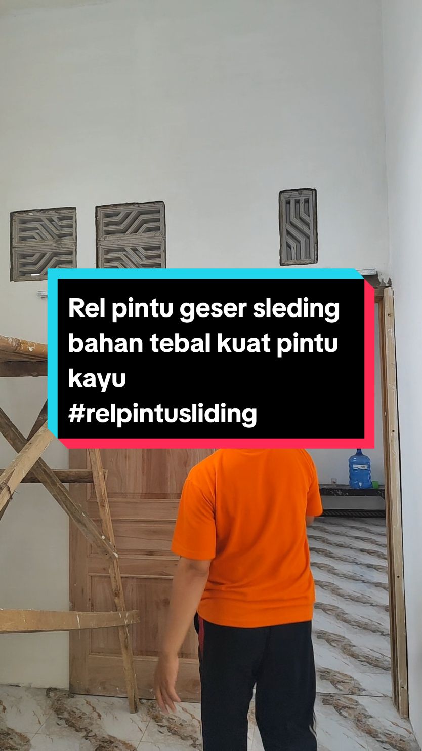 Rel pintu geser sleding bahan tebal kuat pintu kayu #relpintusliding 
