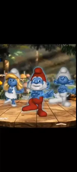 three smurfs dancing #smurf #Boomshakalaka  #dancing 