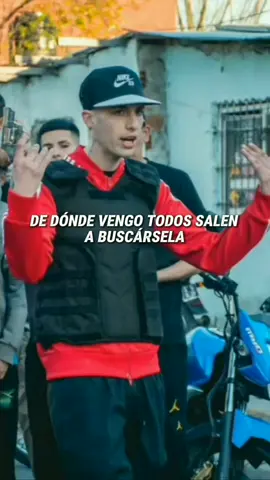 Venimos De Barrio..🥷#fyp #reels #letras #calidad #musical #talentodebarrio #rapargentino #lyricalvideo #letras 