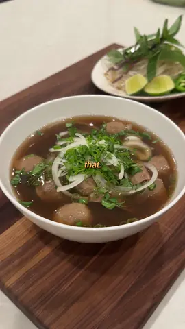 Pho for the cold weather lately 😙🍜☁️