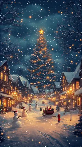 Part 6 | Live Wallpaper | Christmas Village #christmas #noel #livewallpaper #artificialintelligence 