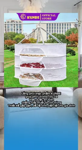 #LongPhoiThucPham #Kunbe #DungCuPhoiThucPham #ChongRuoiMuoi #GonGangDeVeSinh 