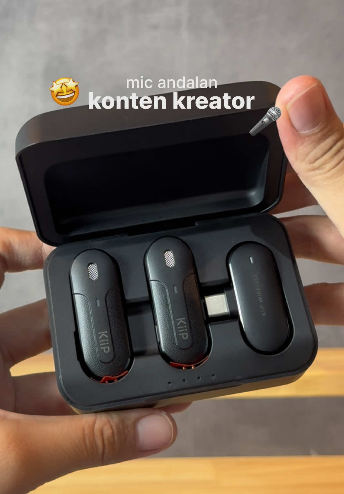 dual mic wireless untuk ngonten ANTI BISING BISING #micclipon #micantibising #micwireless 