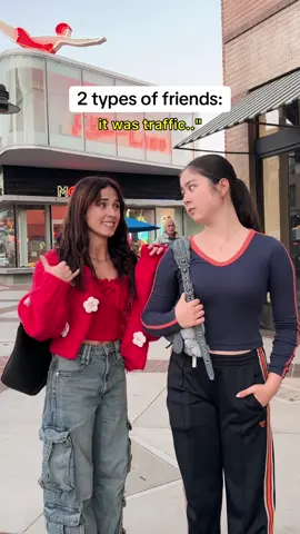 Are you LATE or EARLY when you meet someone? 😂 @Sofi Manassyan #Comedy #Relatable #Late #typesOfFriends 