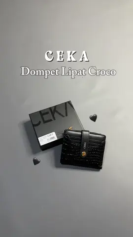 Asli cakep bangett! 😍🫶🏻 wajib co gasii 🖤 @CEKA  #dompetceka #ceka #dompetlipat #croco #dompetcroco #dompetcekawanita #rekomendasidompet #rekomendasidompetwanita #rekomendasidompetcroco #shopmaster #promoguncang1212 #fypp 