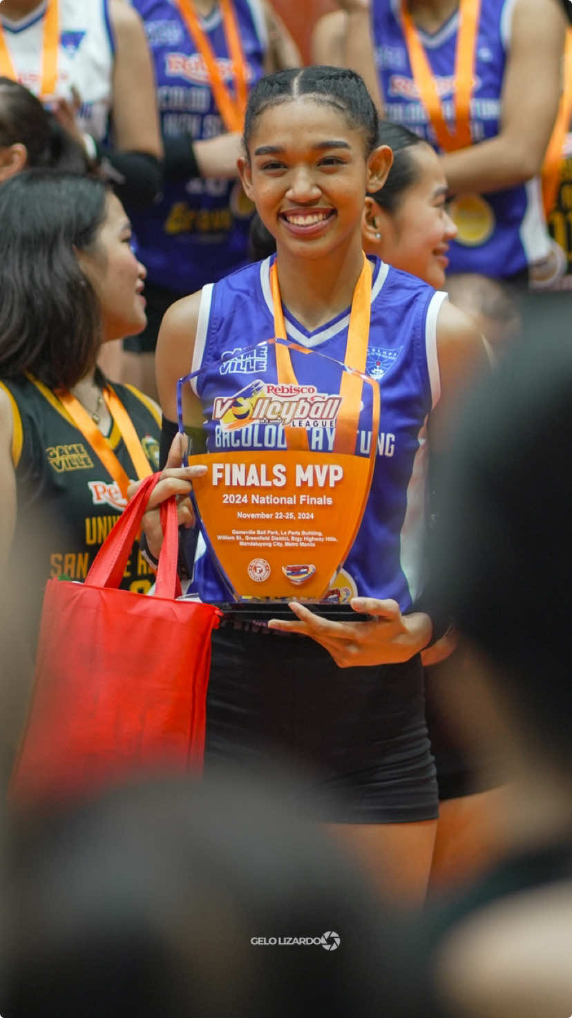 Rebisco Volleyball League Finals MVP 🏆 Dona Mae De Leon #fyp #fypシ゚ #sports #sportsontiktok #volleyball #volleyballplayer #taytungthunderbolts #rebiscovolleyballph 