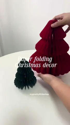 Paper folding for Christmas decor  #myprettylittleshop #pasko #paperfolding 