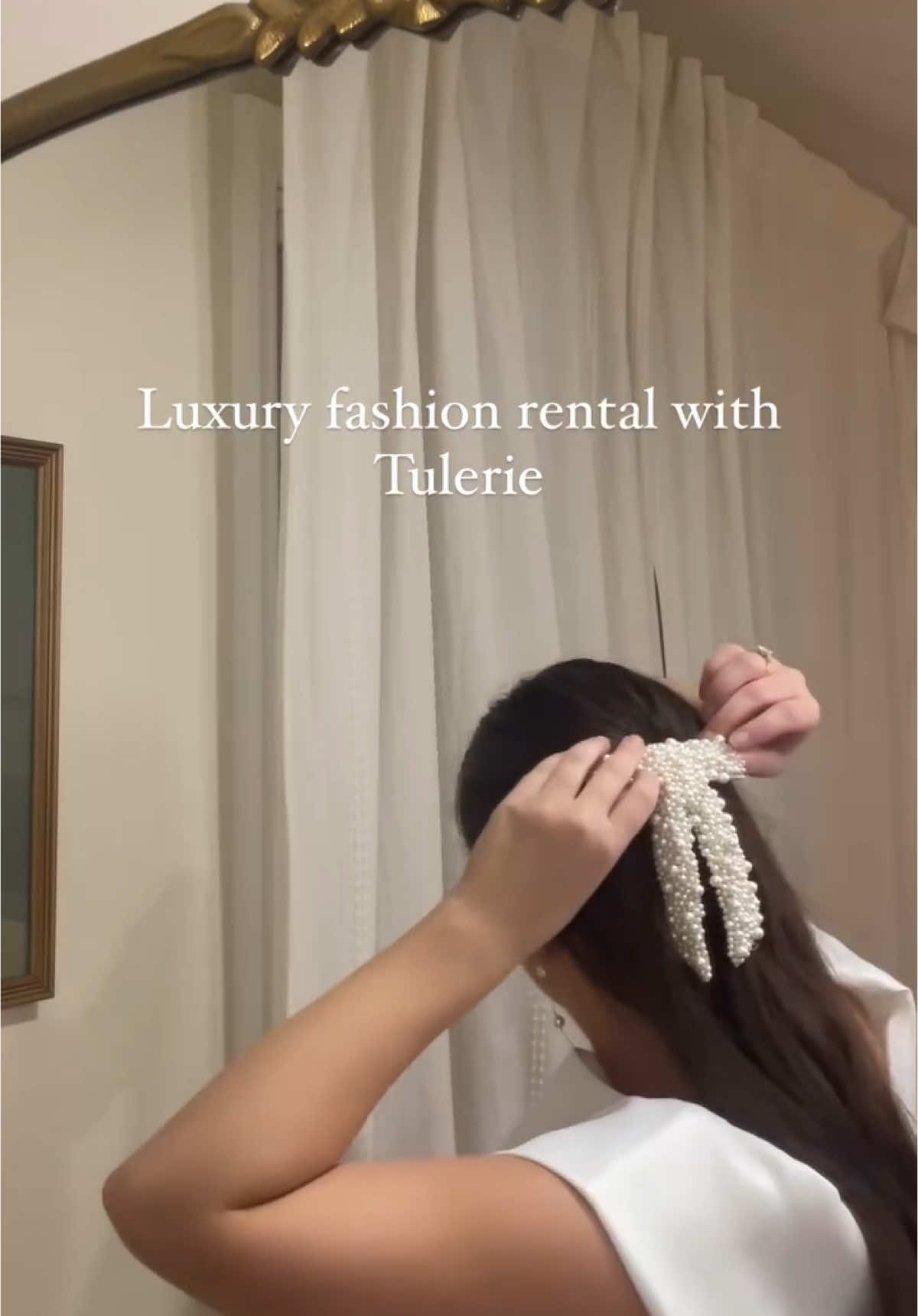 @Tulerie is a game changer for renting designer items for special occasions #weddingtok #littlewhitelooks #2025bride 