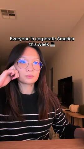 Everyone except me **  I started my Monday at 6:30am to catch up on work 🙃  credit: @1corporatemillennial #corporateamerica #wfh #thanksgivingweek #holidays #comedy 