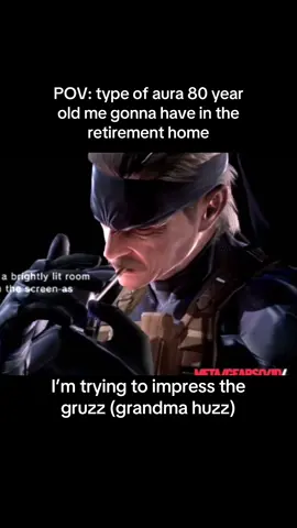 Anything for the gruzz #metalgearsolid #oldsnake #solidsnake #gaming #game #mgs4 #metalgearsolid4 #bigboss #batman #crashout #huzz 