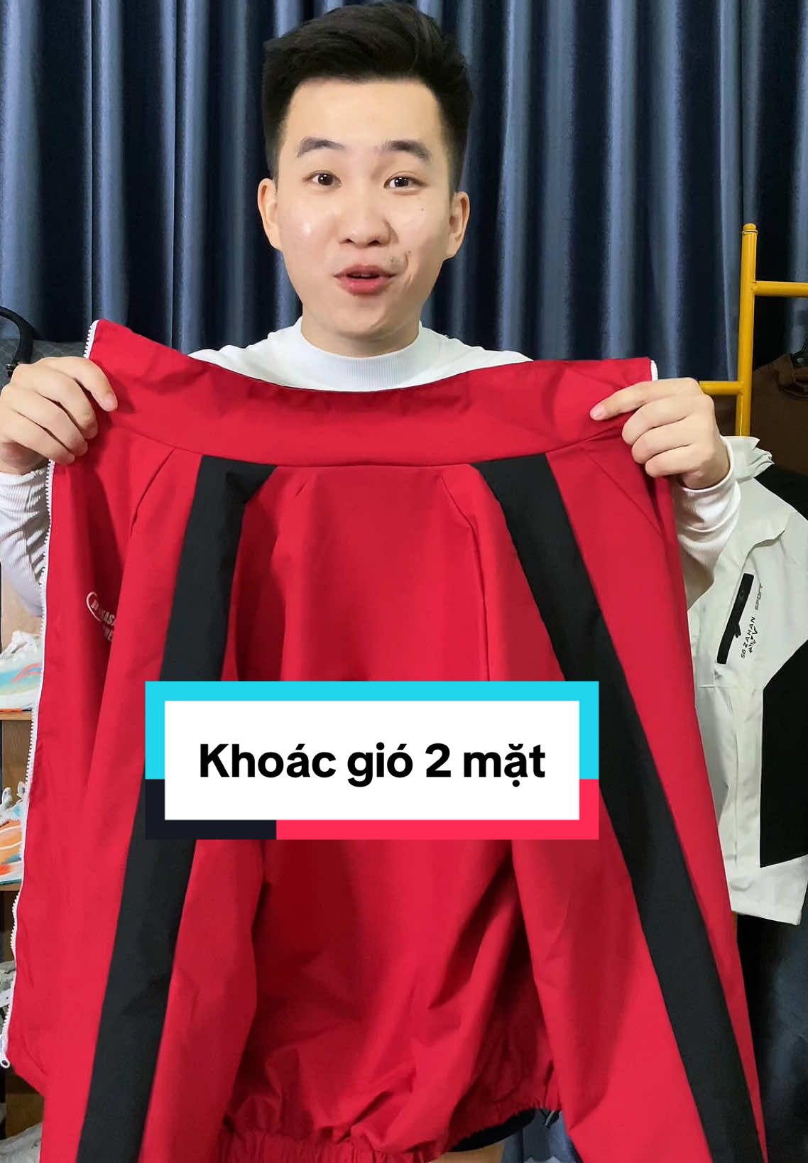 Hơn trăm có ngay em áo gió 2 lớp mặc cản gió thích lắm #aokhoacgio #aokhoac2mat 