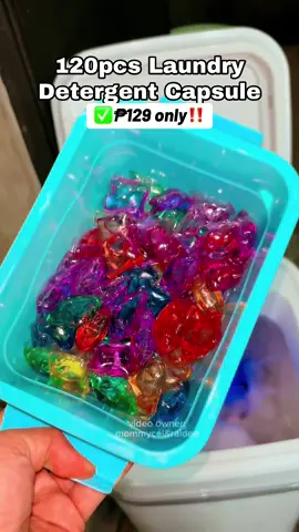 ❌Before: ₱159  ✅NOW: ₱129 na lang ‼️ #fyp #laundrydetergentcapsules #laundrybeads 