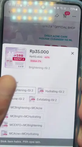jangan sampai menyesal kayak aku!! kalo masih bisa Beli 35rb dapat 2 LANGSUNG AMBIL !!! 😫😫 