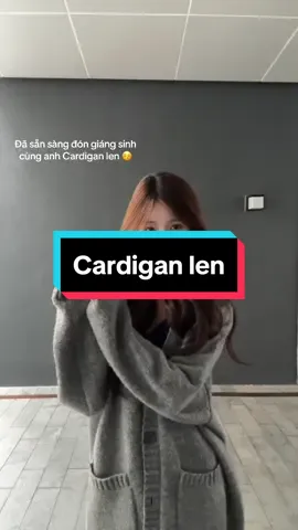Đông đến rồi mà bà nào chưa có áo cardigan không?? 😗 #outfit #thoitrangnu #aolen 