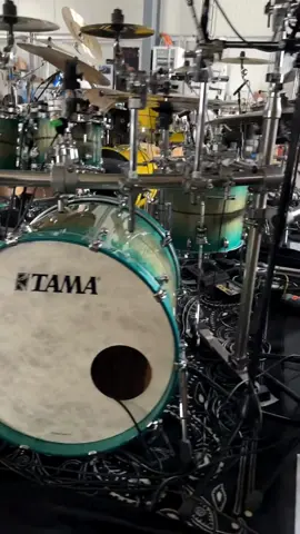 @TAMA Drums Star Maple in Emerald Sea Curly Maple Burst - Sebastian Lanser #tama #drumtok #drums 
