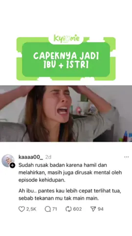 Emang secape itu loh…:( #iburumahtangga #kehidupanistri #noktahmerahperkawinan 