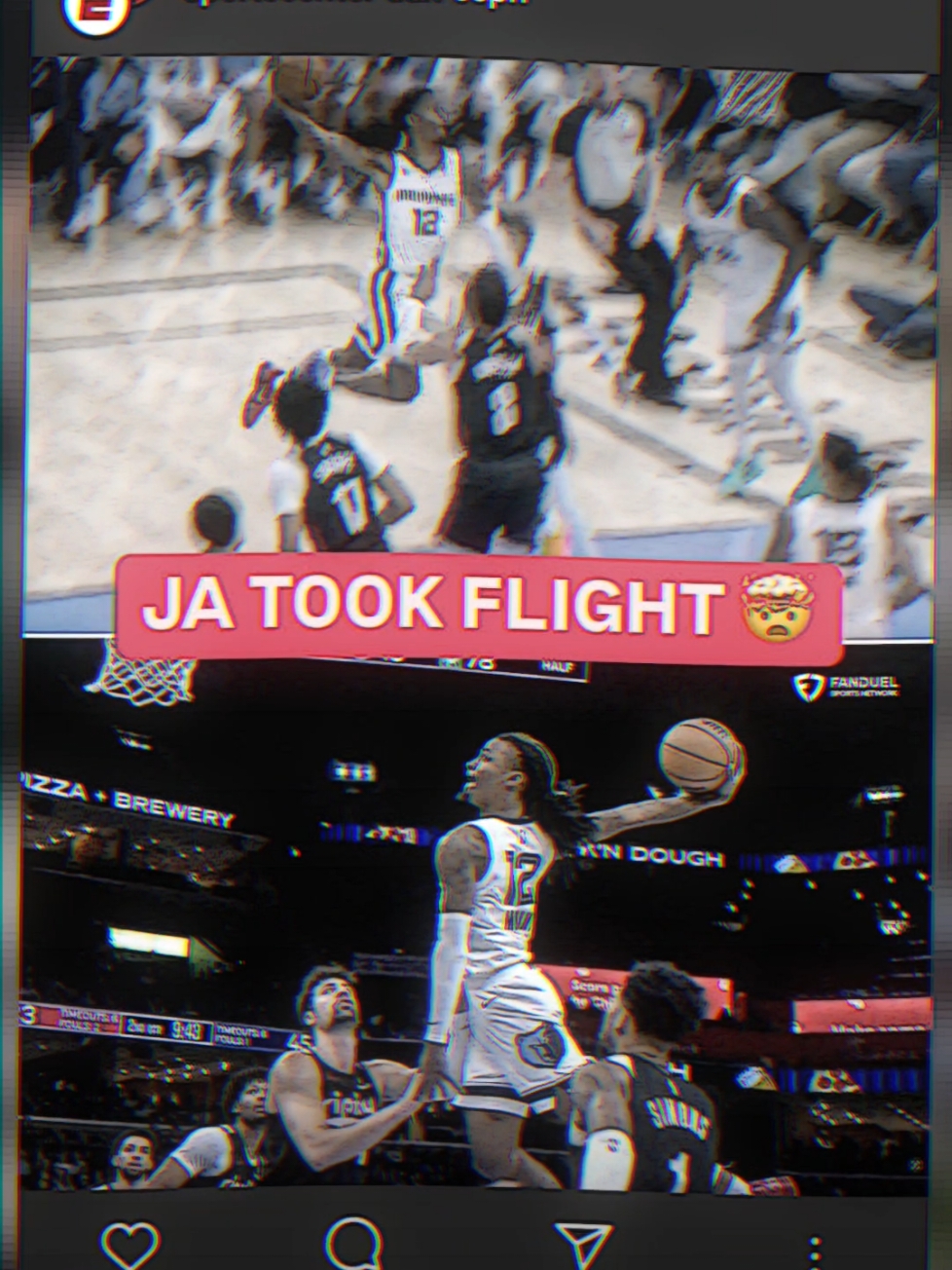 number 12 is back 🔥 #jamorant #memphisgrizzlies #NBA #nbaedits #basketball #fyp 