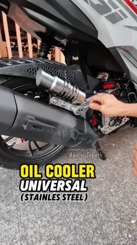 Oil Cooler | Pure Stainless Steel (universal)  #oilcooler #radiatorcooler #motoroil #motorcycleaccessories #Click 125 Decala #indoconcept🇮🇩 #icph🇵🇭🇮🇩  #variomodifikasi #vario  #click #hondaclick #oilcap #oilcover  #akositopeth 