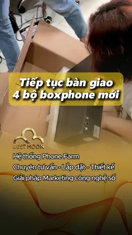 Tiếp tục bàn giao nhưng đơn hàng boxphonefarm đời mới được rất nhiều anh em quan tâm #boxphonefarm #boxphone #boxphonep20 #boxphonedoimoi #phonefarm #bestmoon 