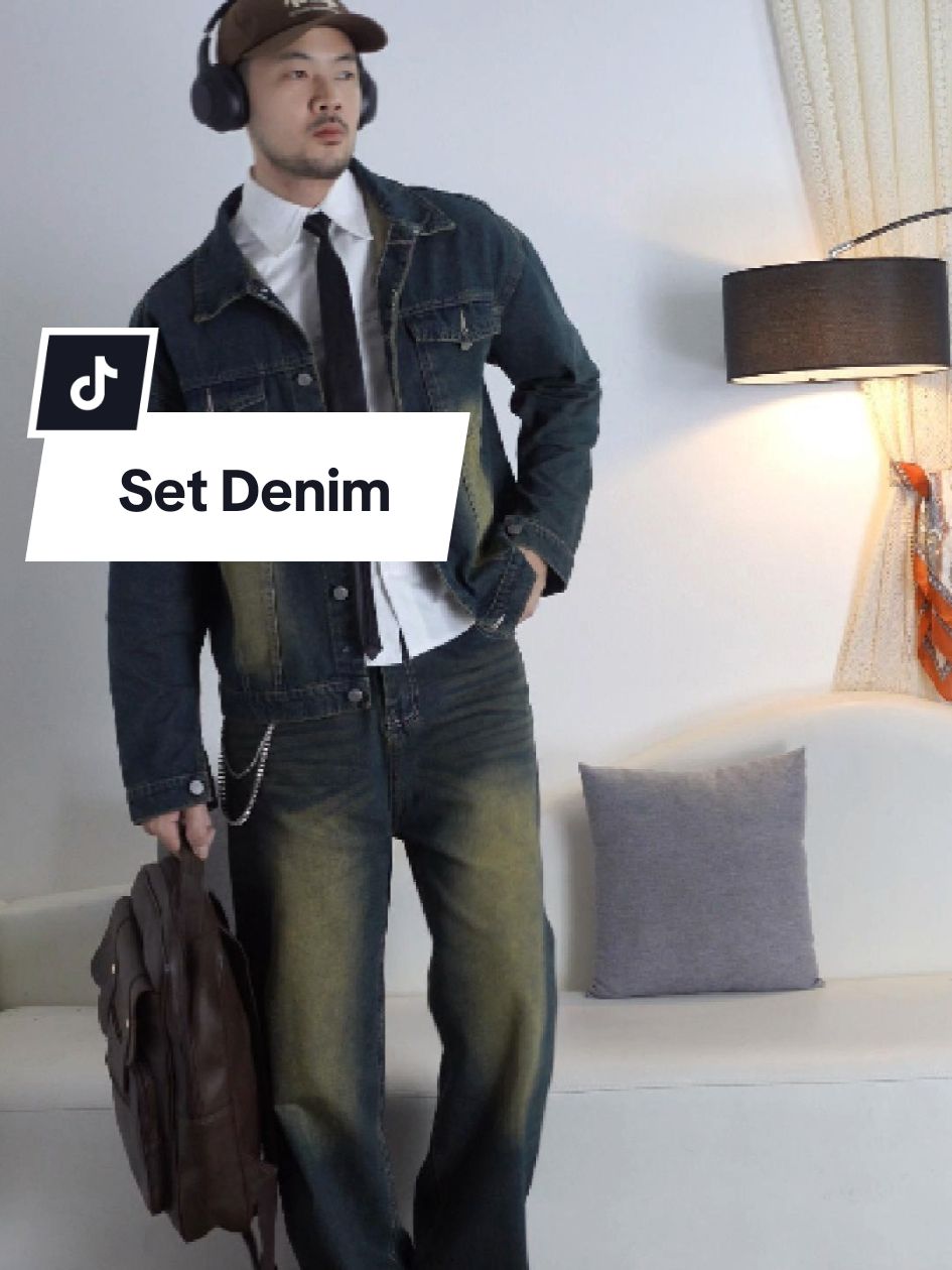 Set denim cho nhanh gọn mà vẫn đẹp anh em ạ #aokhoacjean #quanjeannam #aokhoacnam #setjean #chuhung9011 #chúhùng #reform 