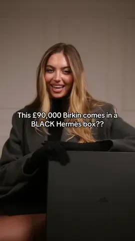 What do you think of this £90,000 So Black Hermès Crocodile Birkin?  #hermes #birkin #soblackbirkin #fashion #luxury 