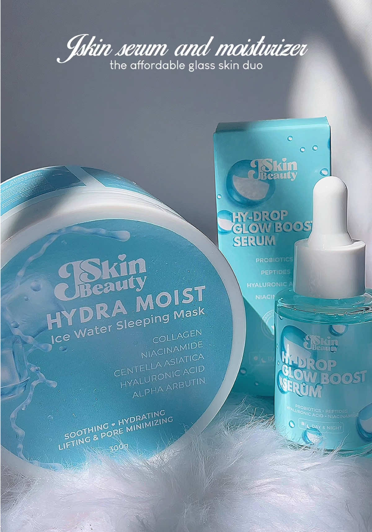 affordable glass skin duo ♡ the jskin serum brightens and hydrates, while the hydra moist locks in moisture for that dewy glow. skincare goals on a budget? yes, please .ᐟ ──★˙🗯️!! @Johan @YOBE Digital Marketing #jskinbeauty #jskinskincare #hydraskincare #hydraduo #hydropglowboostserum #hydramoist #tiktokmademebuyit #trendingskincare #yobedms #yobeshandles