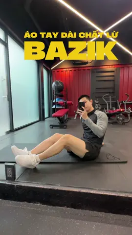 Áo thể thao tay dài chất lừ #bazik #baziksport #namduong #gym #Fitness #reviewquanaonam #reviewthoitrang #dotapgym 