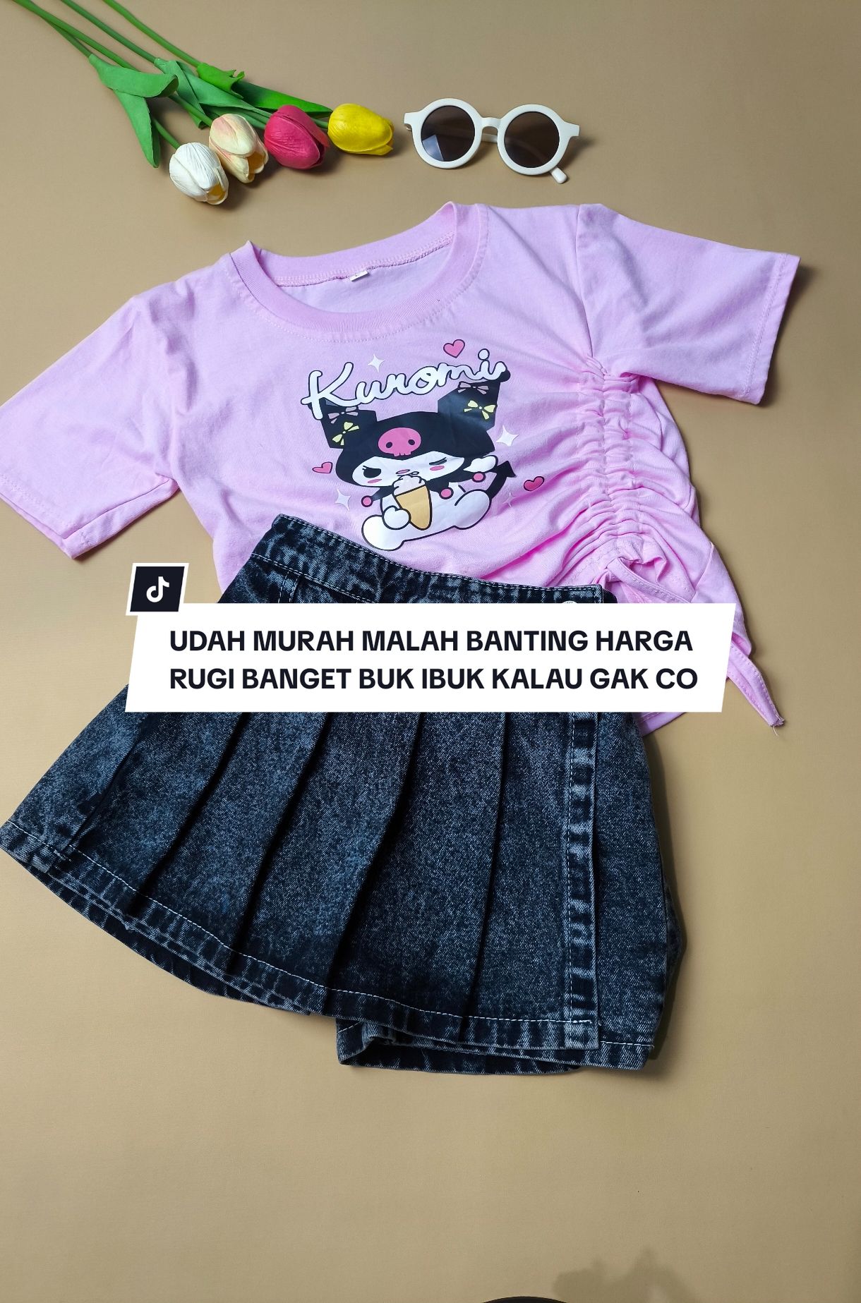 Rekomendasi setelan rok jeans gemes 💕 WAJIB CO nih biar outfit sikecil makin kece 🥰
