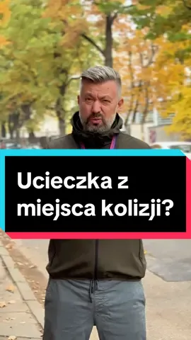 Ucieczka z miejsca kolizji to nigdy nie jest dobry pomysł.  I co z wypłatą z OC? #ubezpieczenia #bezpieczeństwo #auto #moto #polisaOC #LINK4