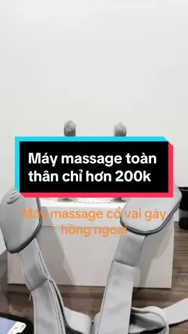 Máy maasage toàn thân hồng ngoại chỉ hơn 200k#maymassagecovaigay #giadungthongminh #maymassage #xuhuong 