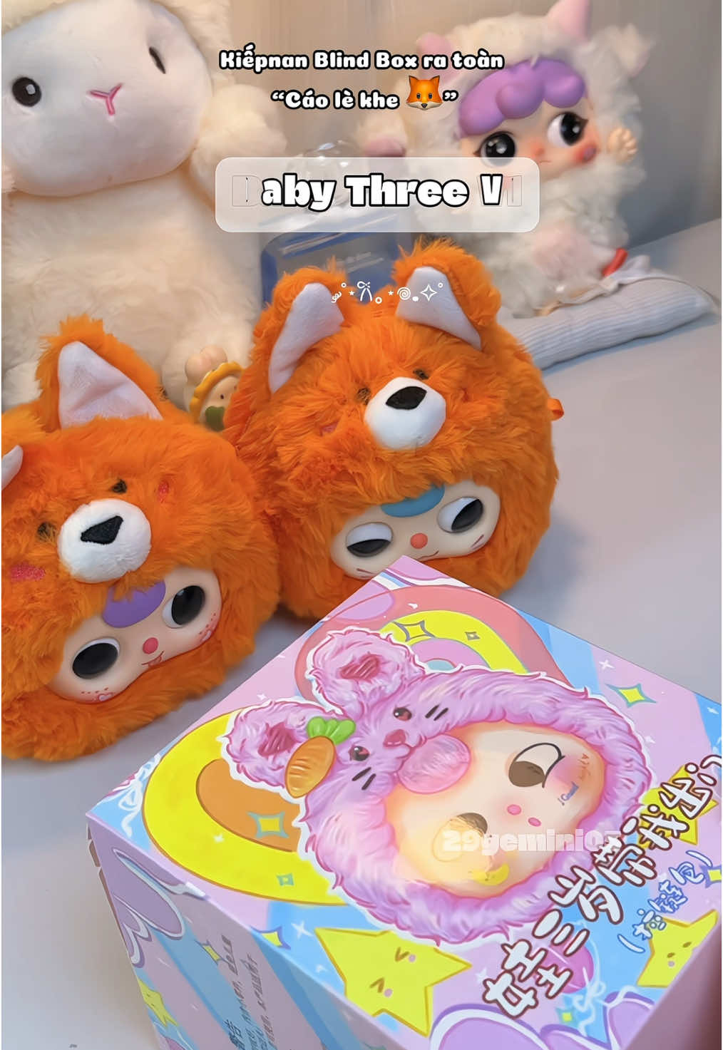 #babythree #babythreev1 #babythreeblindbox #blindbox #arttoy #unboxing #29gemini05 