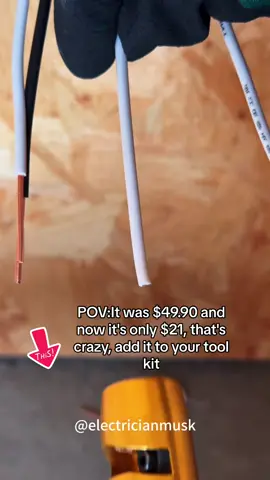 It was $49.90 and now it's only $21, that's crazy, add it to your tool kit#blackfridayearlydeals #tiktokshopblackfriday #blackfridaydeals #electricians #tool #sparky #stripper #electricianlife 