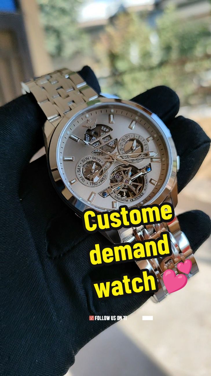 🦇 Oupinke automatic watch specially imported on customer demand.  #watchesoftiktok #originalworld #oupinkewatch #gentswatches 