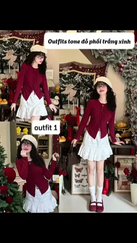 Tone đỏ mặc chụp noel thì còn gì bằng#xinhdep #xuhuong #foryou #trending #outfitideas #doxinhmoingay #chupanhnoel #macdepmoingay #moingaymotoutfit #taodangchuphinh #fypシ゚viral 