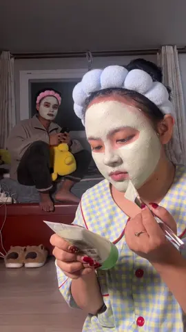 လှောင်ချင်သေးလား ? 👀😝❤️🫶 @Nay Lin Phyo   featured Tamato Clay Mask from @FULLY Skincare  #couple #couplestiktok #couplemask #couplecomedy #couples #couplegoal #couplegoals❤️ #coupletok #coupleprank #myanmar #myanmartiktok🇲🇲🇲🇲 #myanmarcouple #koreatiktok #korea #foryou #fypage #fy 