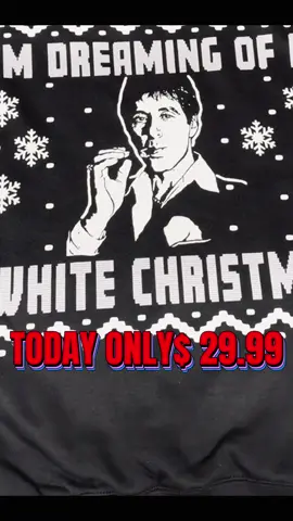 #christmassweater #scarface #whitexmas #scarfacemerch #scarfacesweater #xmasformen #mensweaters